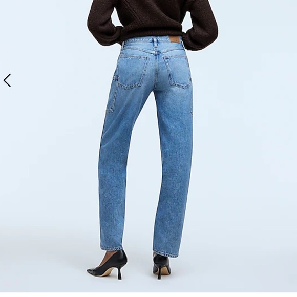 NWT Madewell low slung straight jeans pocket edition - Picture 4 of 14